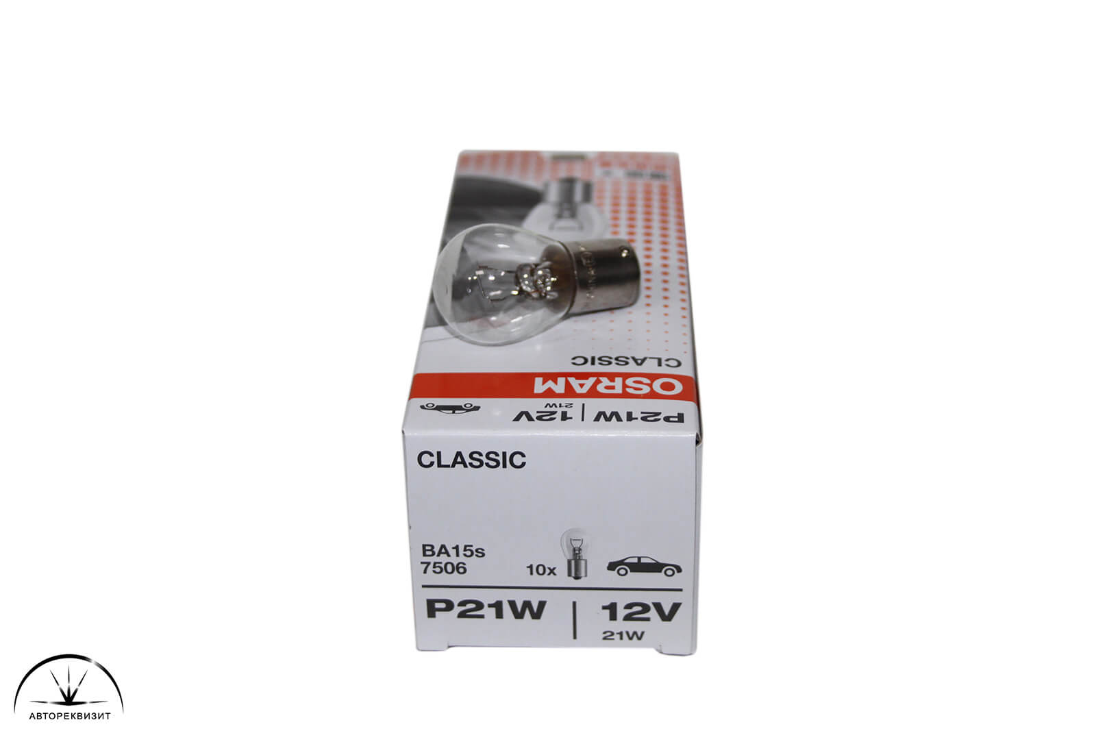 Автолампа OSRAM 12V P21W Classic