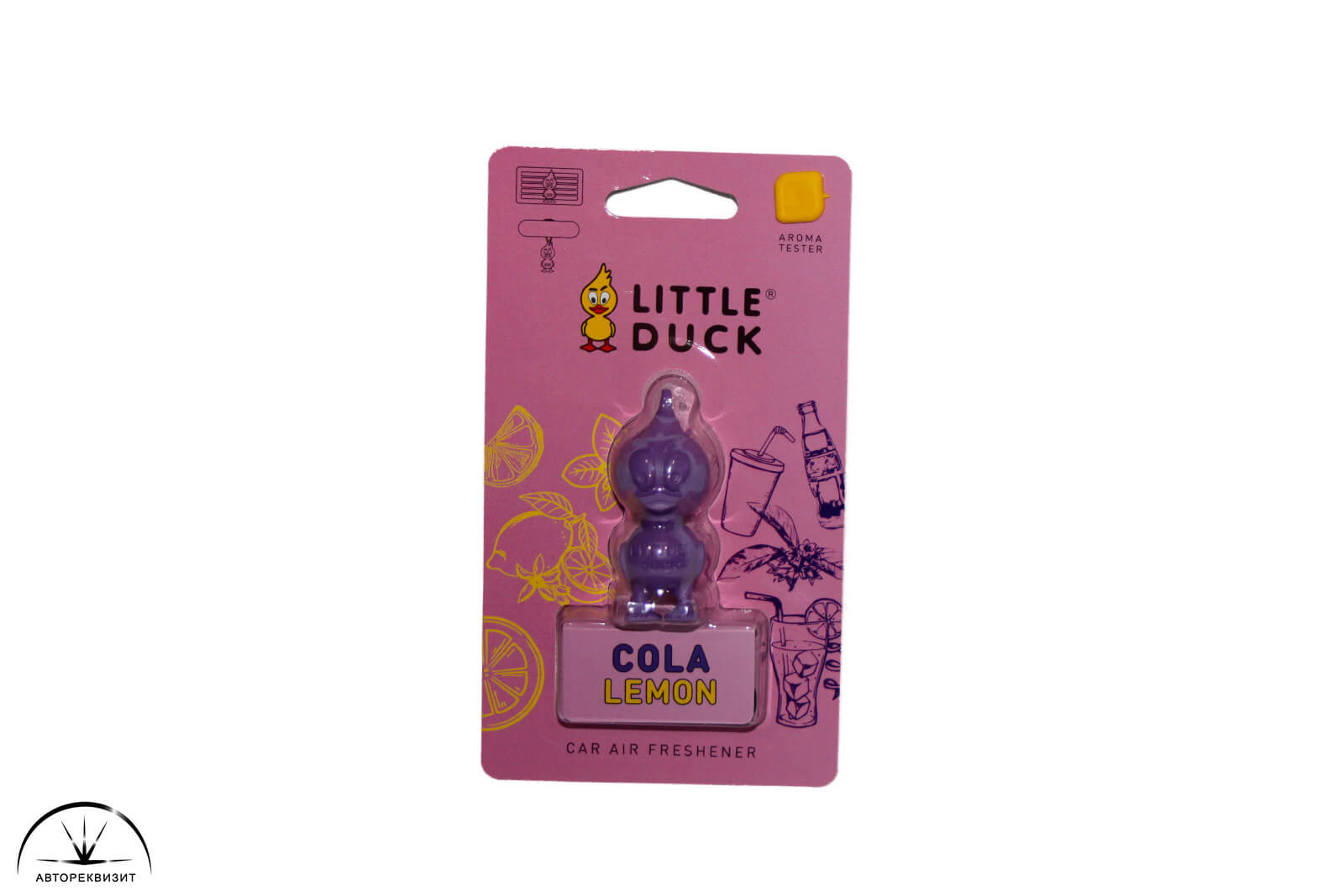 Ароматизатор LITTLE DUCK 3D - Polymer КОЛА-ЛИМОН