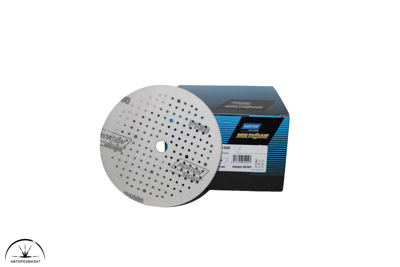 Абразивный шлифовальный круг Norton MultiAir A975 P1000, диаметр 150мм, 1шт.