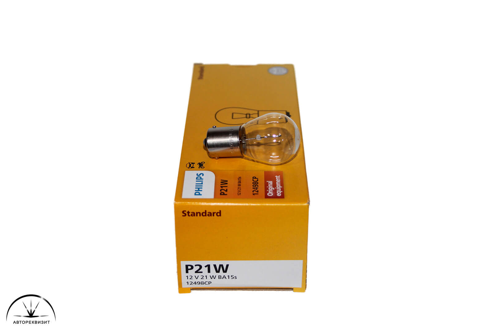 Автолампа PHILIPS 12V P21W