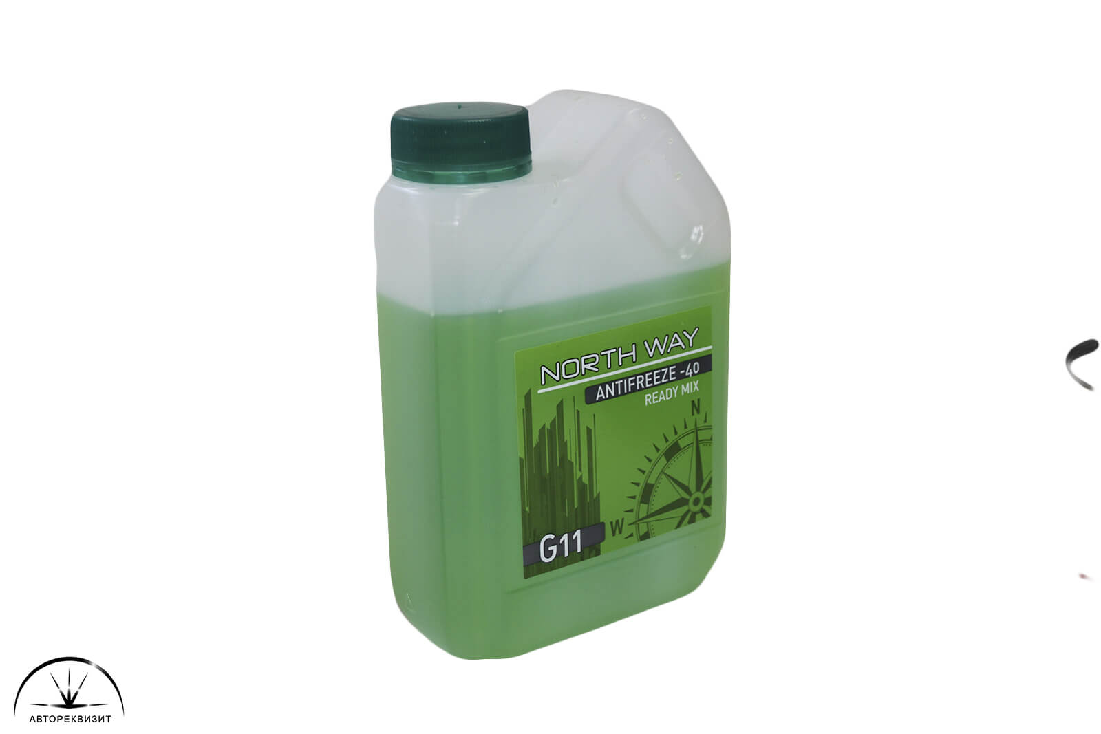 Антифриз NORTH WAY G11 зелёный -40G зеленая крышка, 1кг