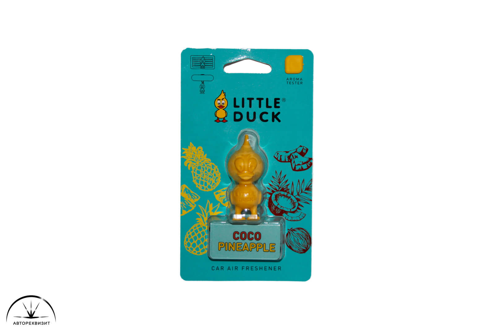 Ароматизатор LITTLE DUCK 3D - Polymer КОКОС-АНАНАС