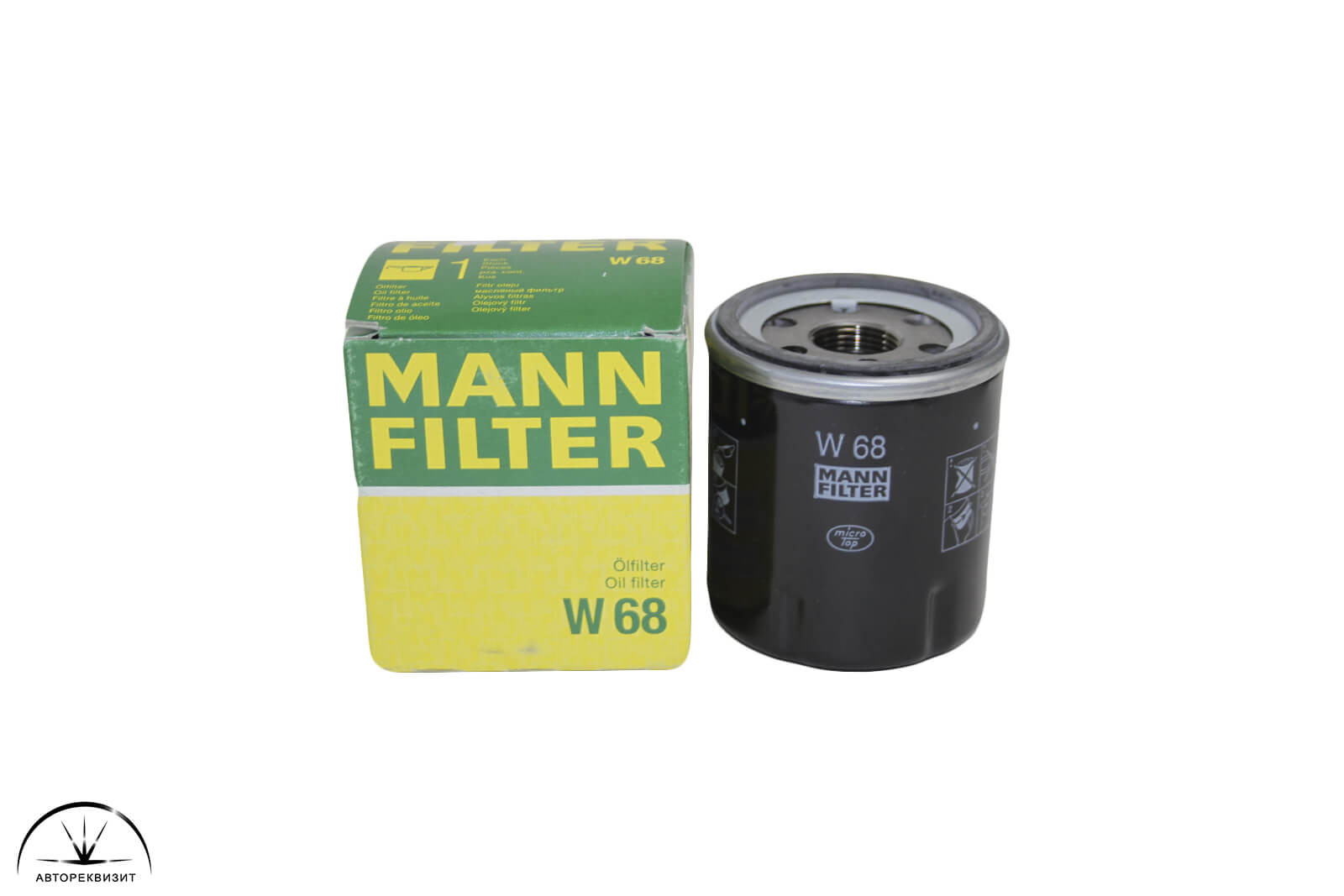 Масляный фильтр MANN FILTER W68