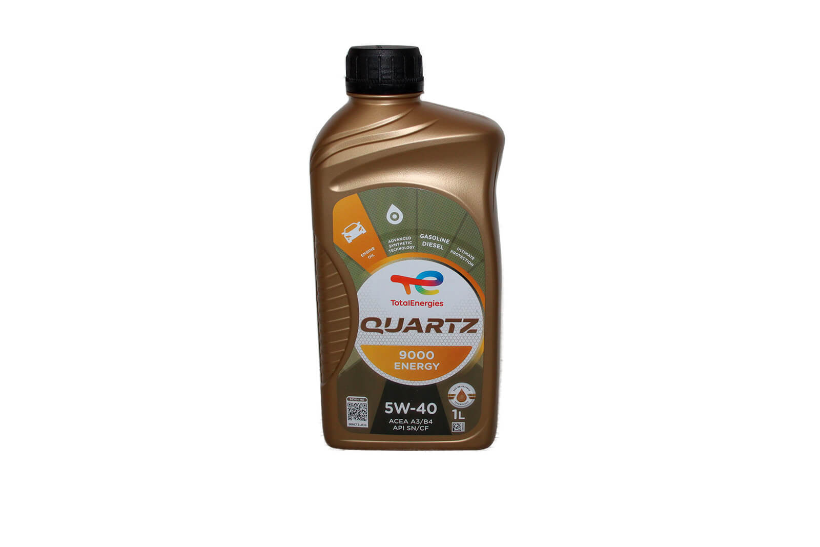Масло моторное Total Quartz 9000 Energy 5W-40 ACEA A3/B4 API SP, 1л