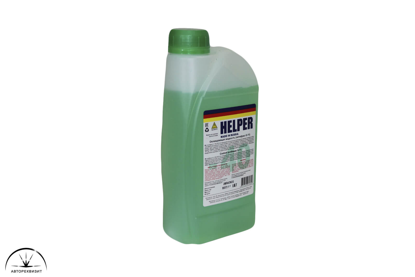 Антифриз Helper G11 зеленый, 1 кг