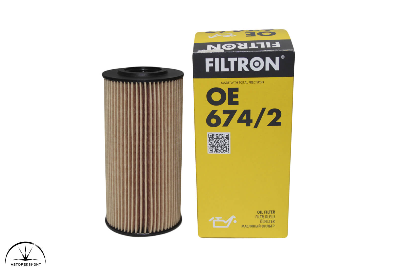 Масляный фильтр FILTRON OE674/2 (HU712/10x)