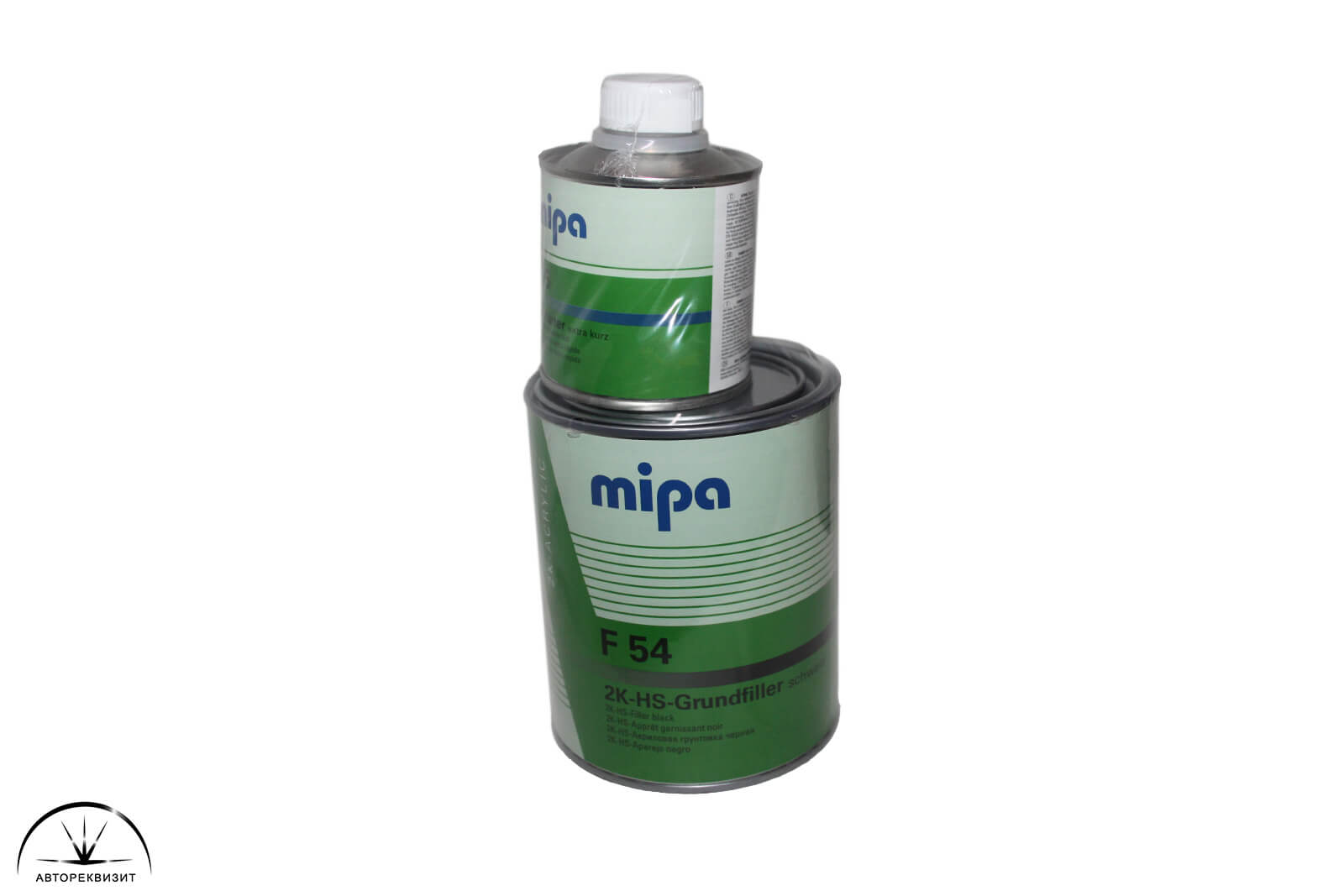Грунт акриловый Mipa 2K HS (4+1) Grundfiller F54 + отв. H10 чёрный, комплект (1,0л+0,25л)