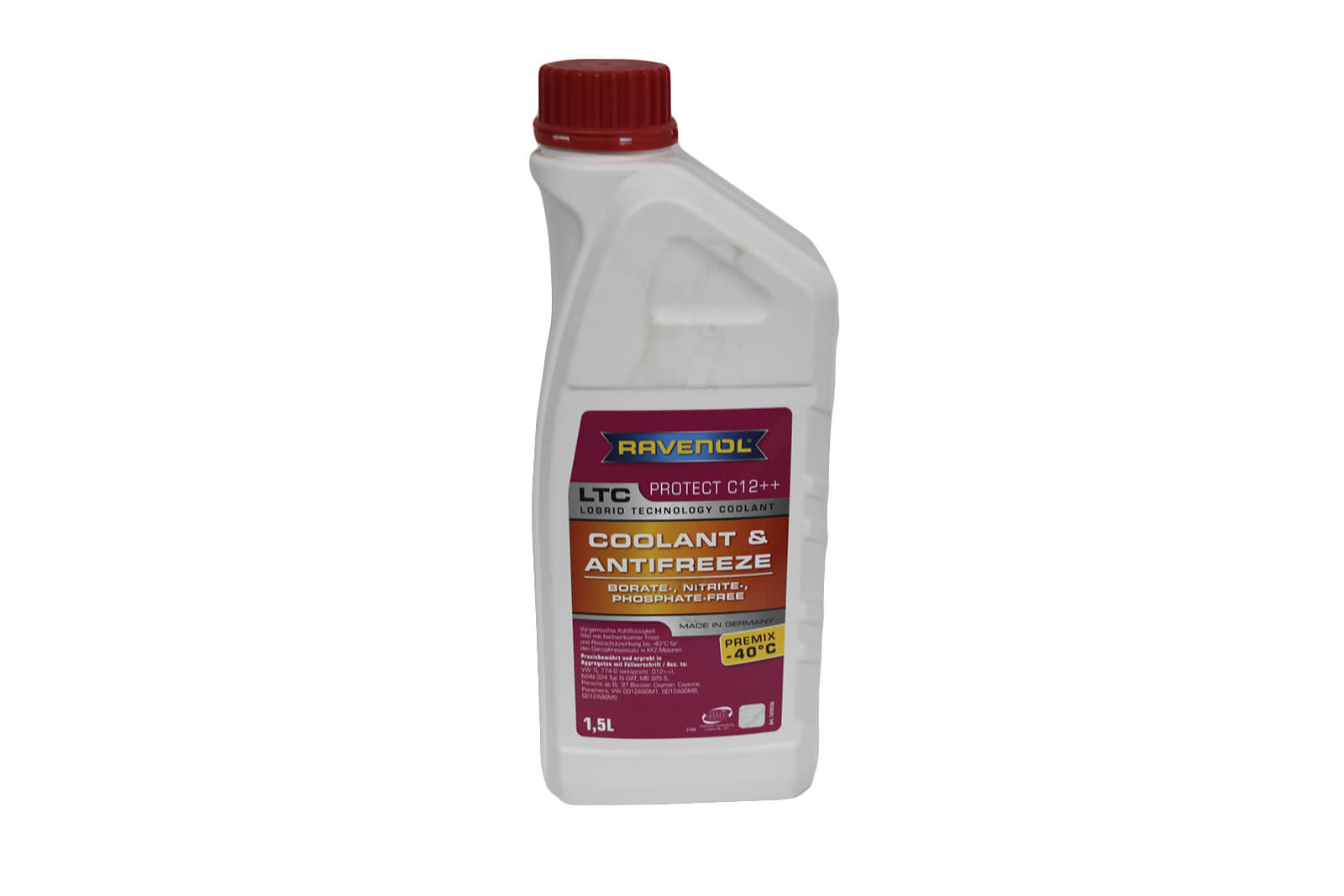Антифриз Ravenol LTC Lobrid Techn. Coolant Premix -40C G12++ лиловый, 1,5л