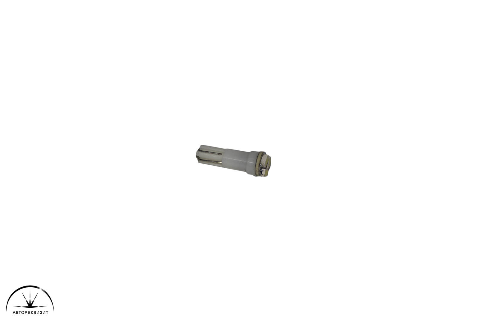 Светодиод Megapower T5 (W2*4.6d) 3 SMD 3020 WHITE 6000K 21лм, 12V