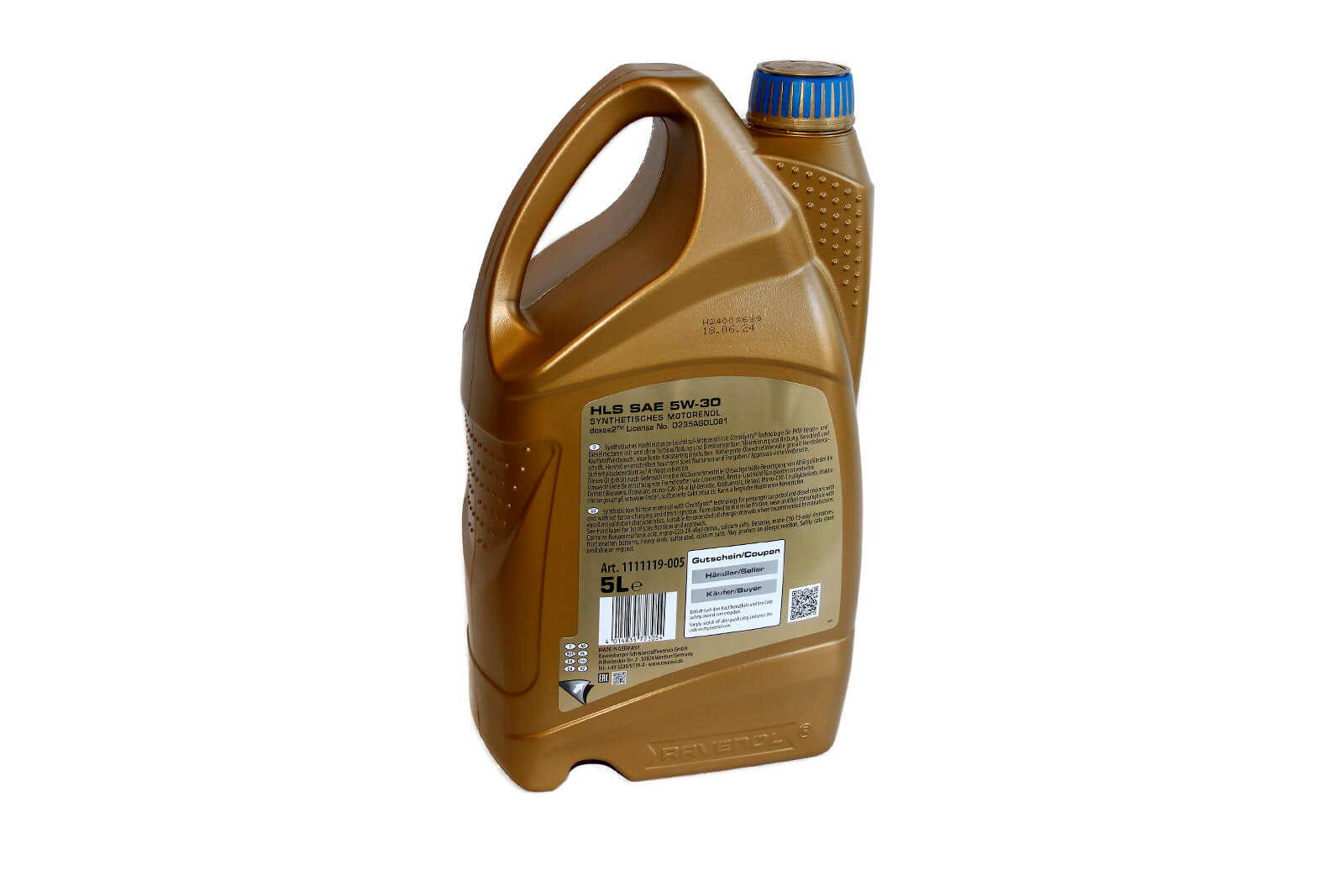 Масло моторное Ravenol HLS 5W-30 C3, 5л