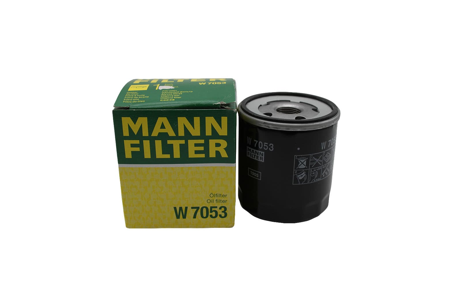 Масляный фильтр MANN FILTER W7053 (SP-943; OP540/1; W7058; W712/8; W716/1)
