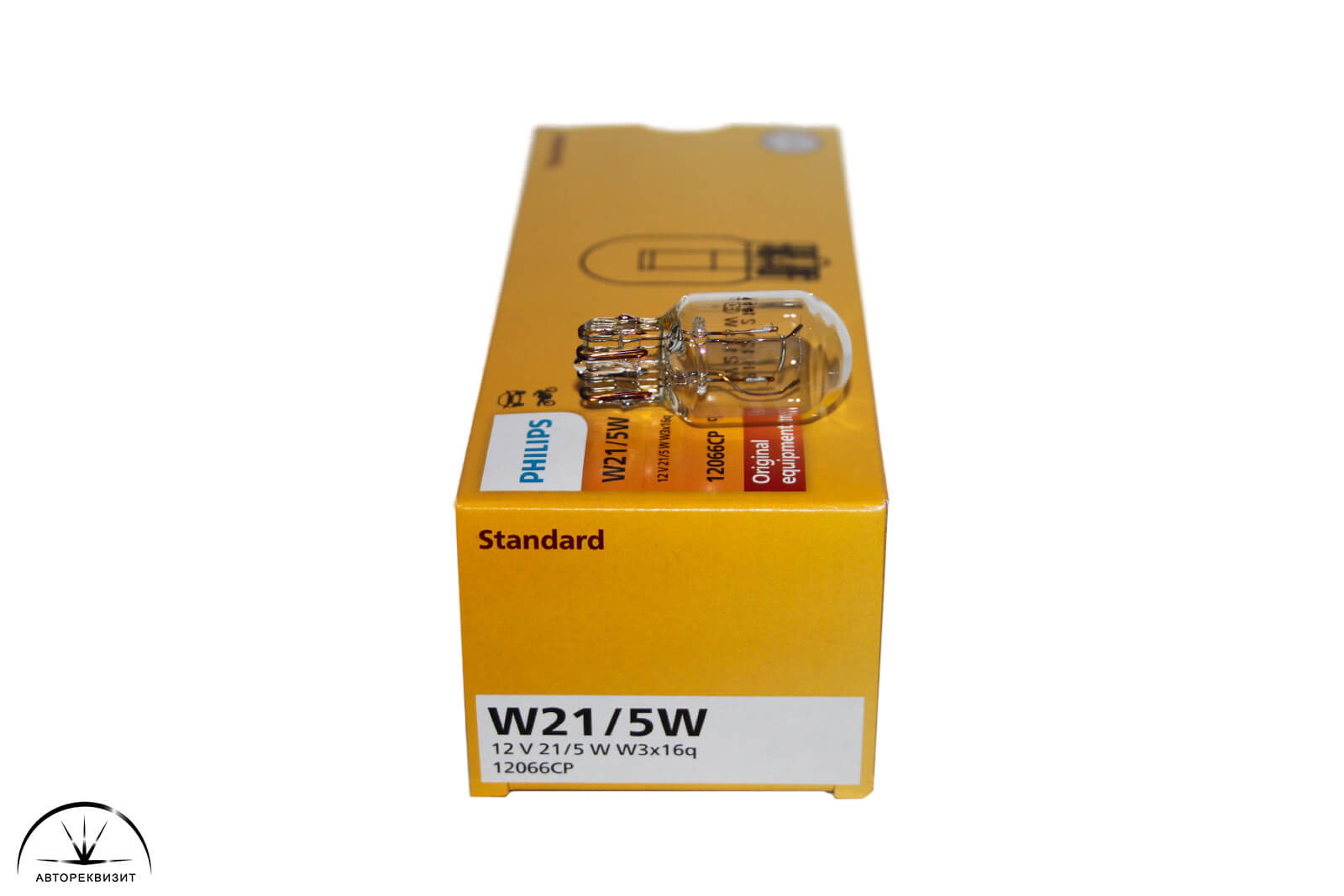 Автолампа PHILIPS 12V 21/5W W21/5W