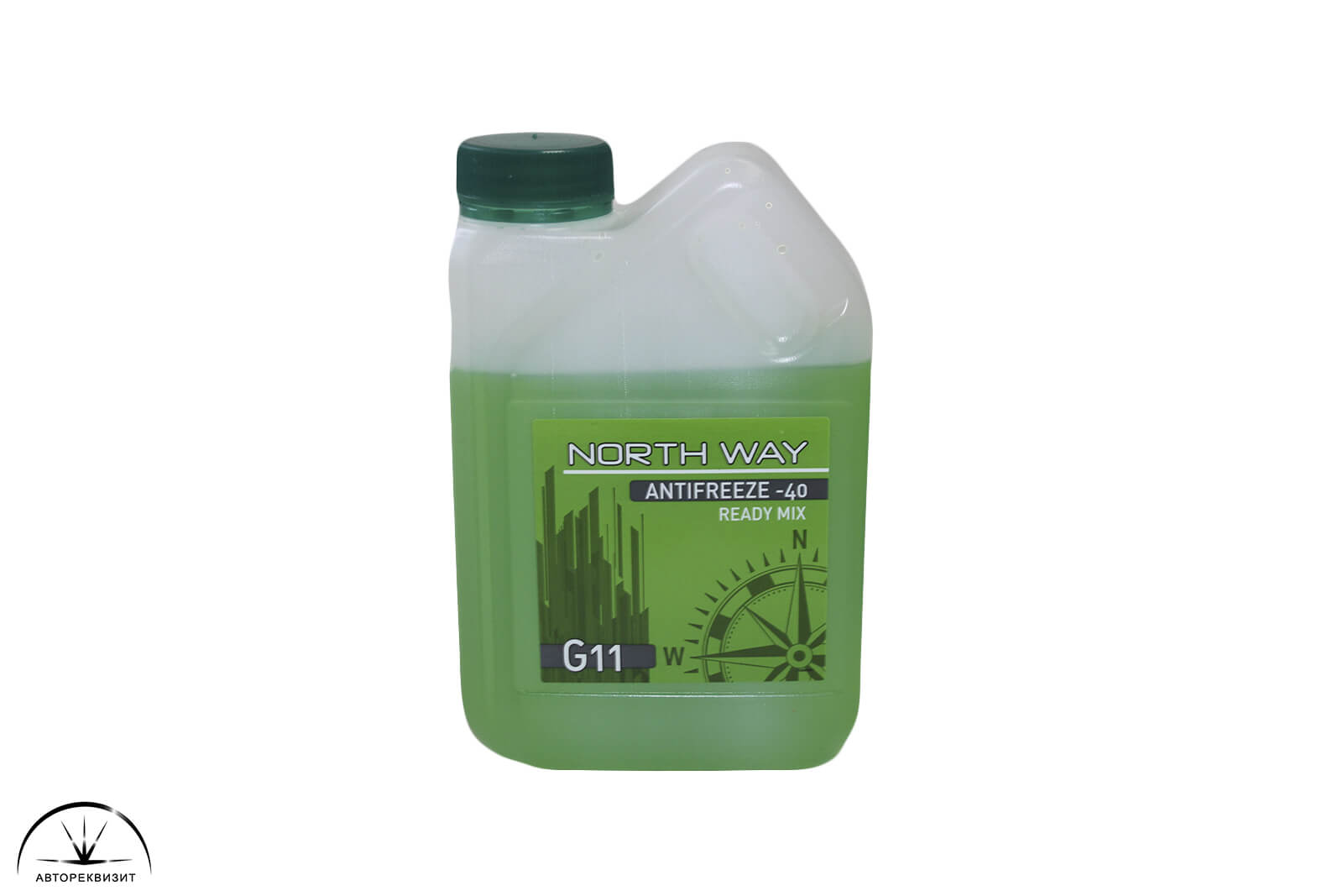 Антифриз NORTH WAY G11 зелёный -40G зеленая крышка, 1кг