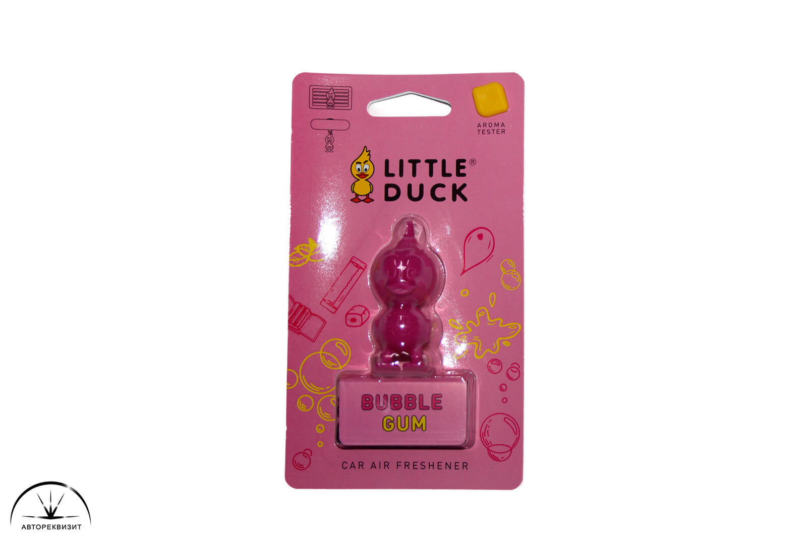 Ароматизатор LITTLE DUCK 3D - Polymer BUBBLE GUM