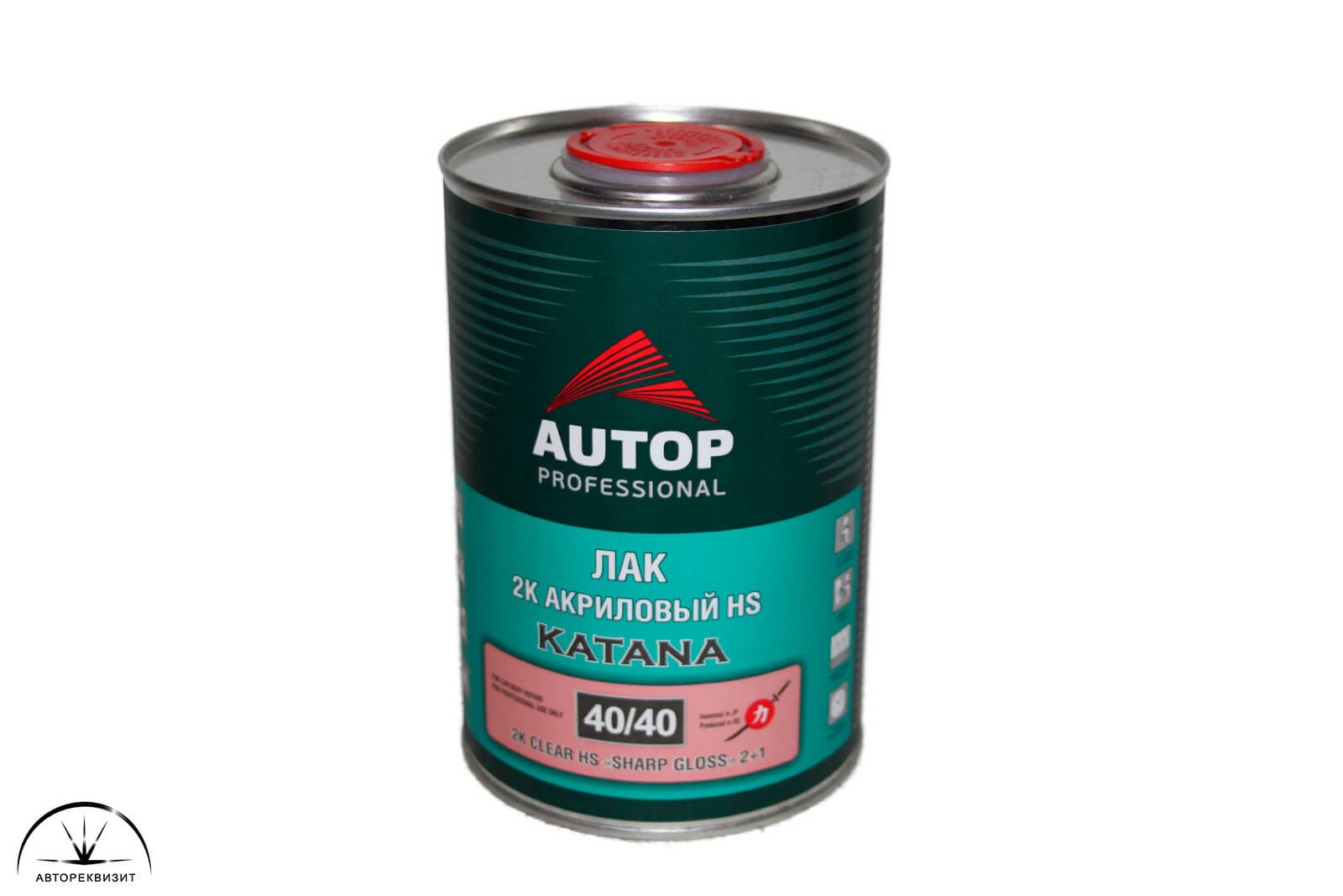 Лак акриловый AUTOP 40/40 HS KATANA 2+1 Острый блеск, 1л