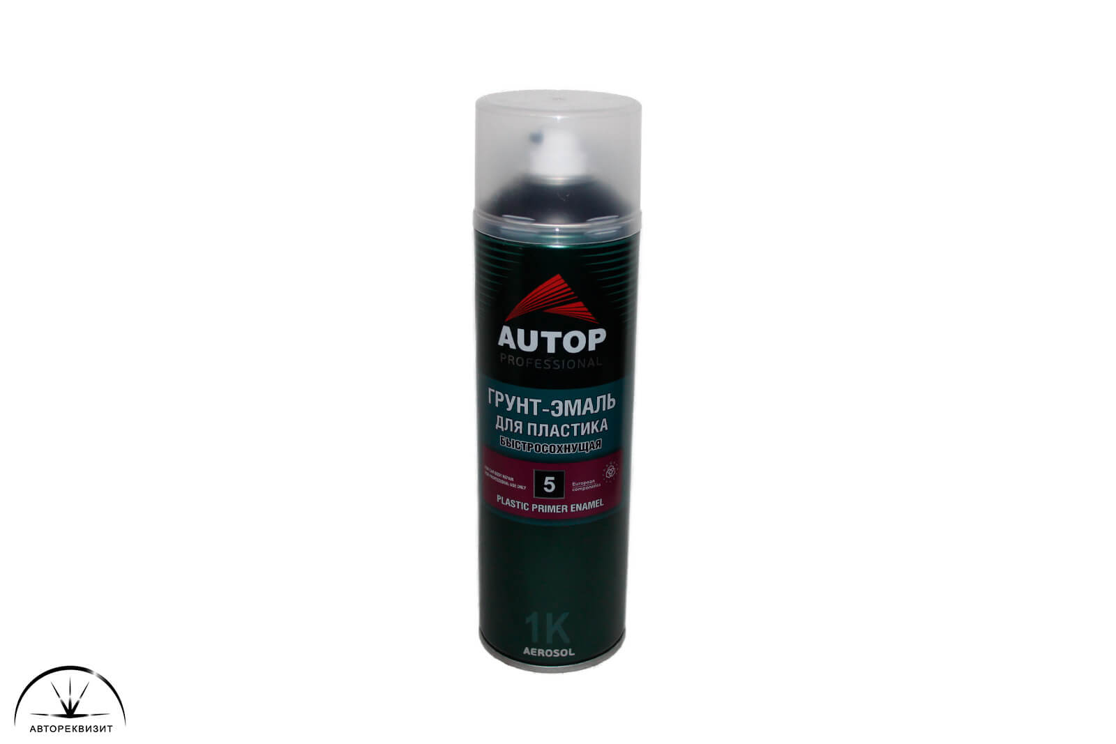 Грунт-эмаль для пластика AUTOP №5 ATP-A07275 чёрная, 650мл
