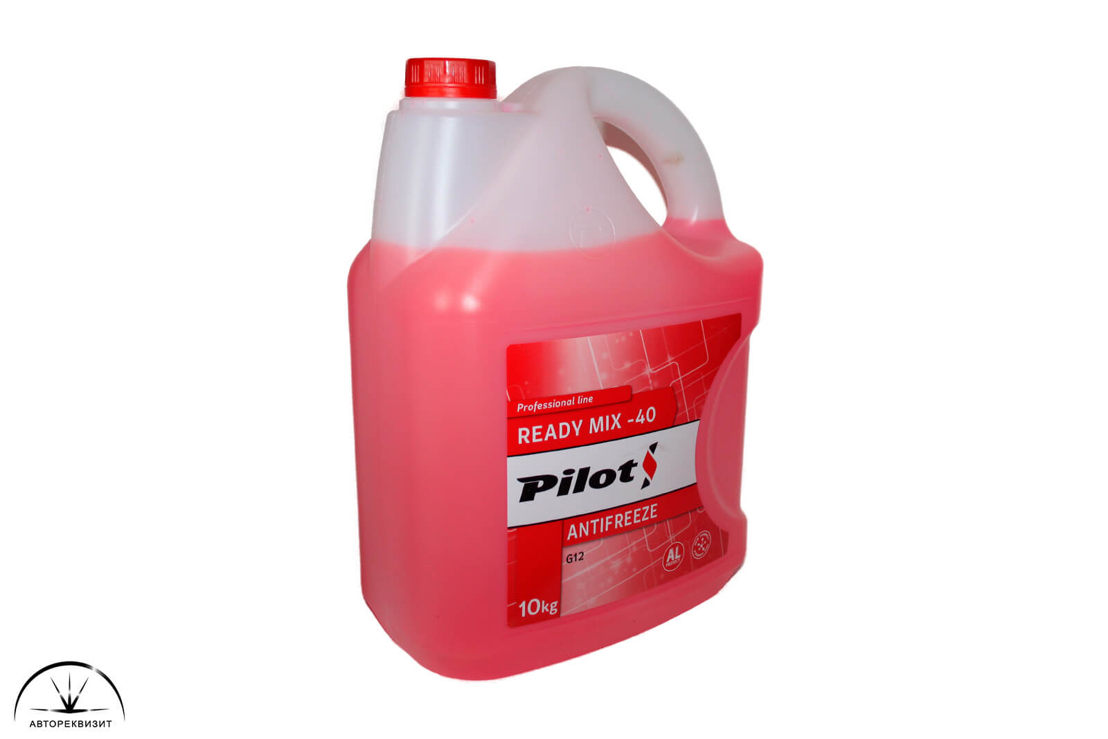 Антифриз PILOT G12 красный -40 красная крышка, 10 кг