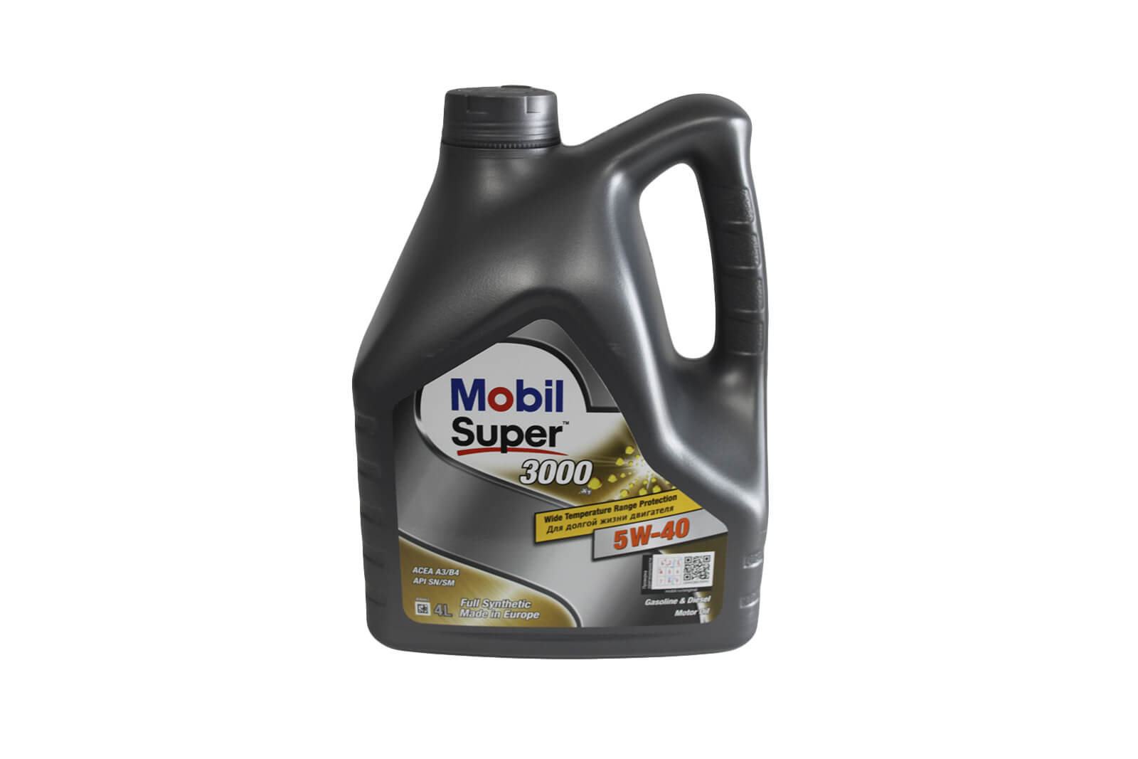 Масло моторное Mobil Super 3000 5W-40 ACEA A3/B3, A3/B4, 4л