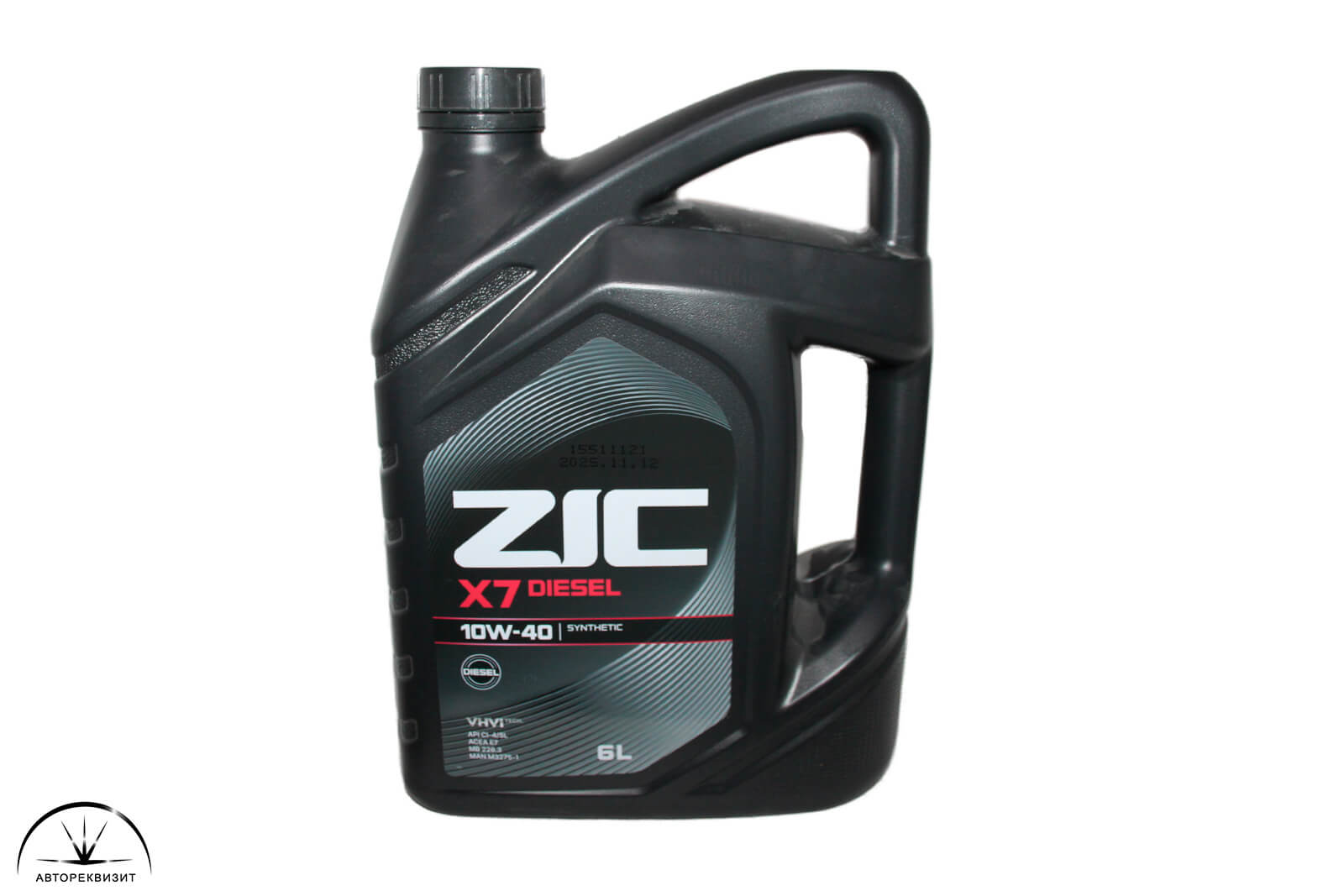 Масло моторное  ZIC Х7 Diesel 10W-40 ACEA E7,API CL-4/SL 6л