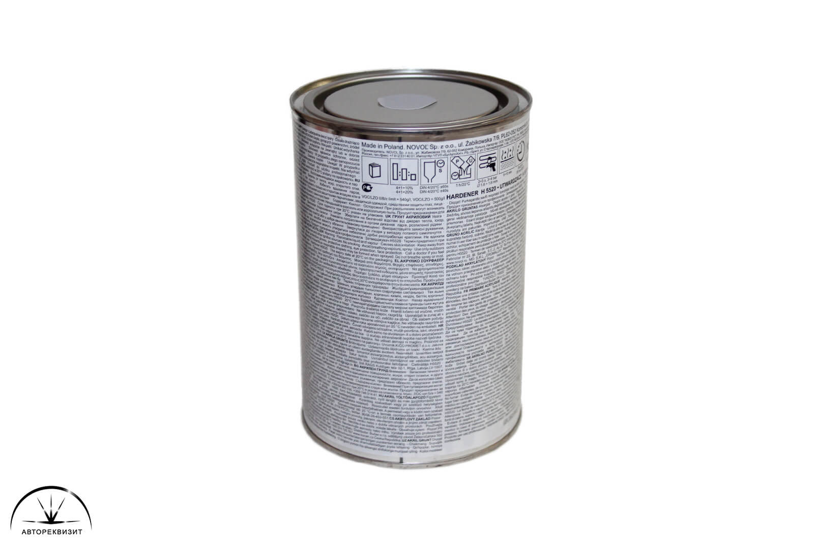 Грунт акриловый Novol Protect 310 HS 4+1 серый, 1л