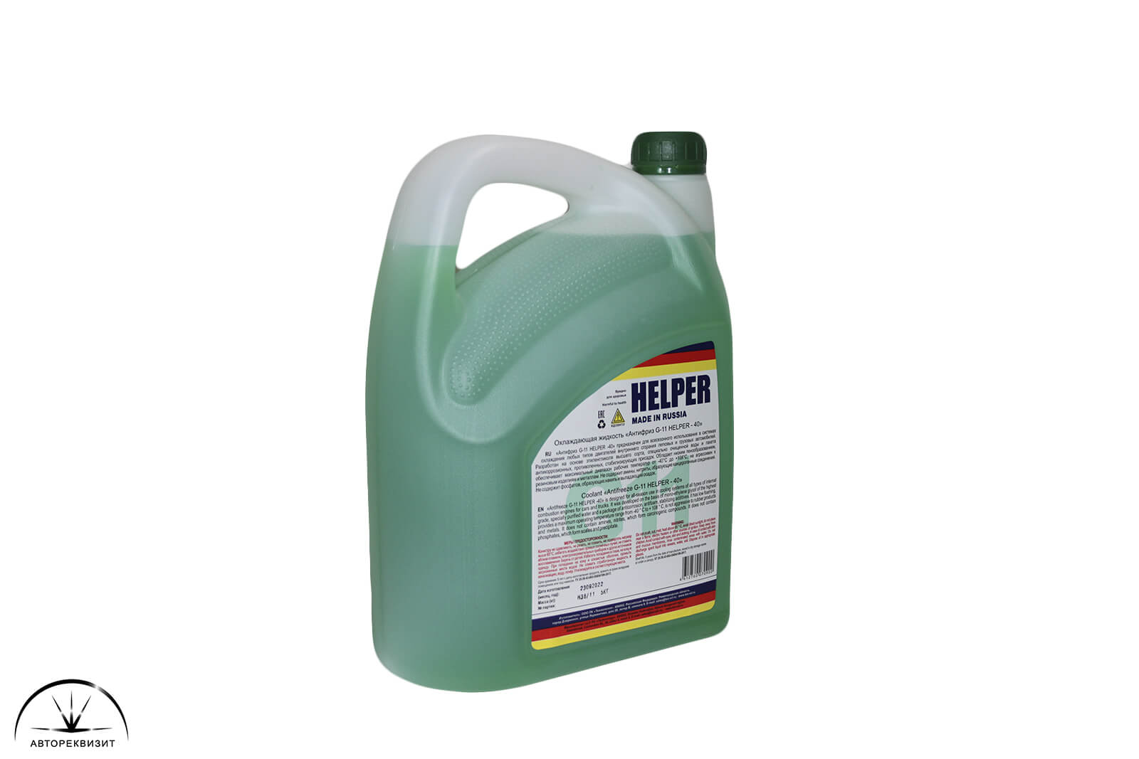 Антифриз Helper G11 зеленый, 5 кг