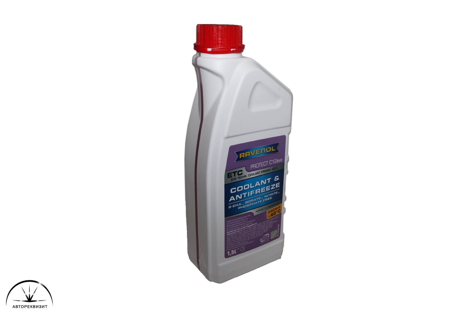 Антифриз Ravenol ETC Protect C12evo Premix -40C красный, 1,5л