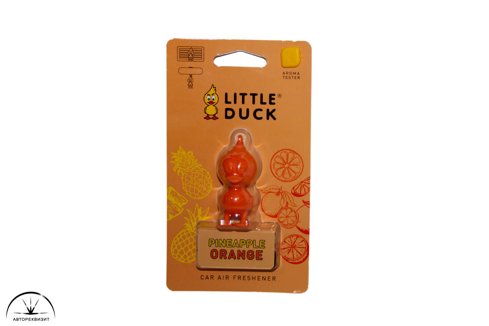 Ароматизатор LITTLE DUCK 3D - Polymer АНАНАС-АПЕЛЬСИН