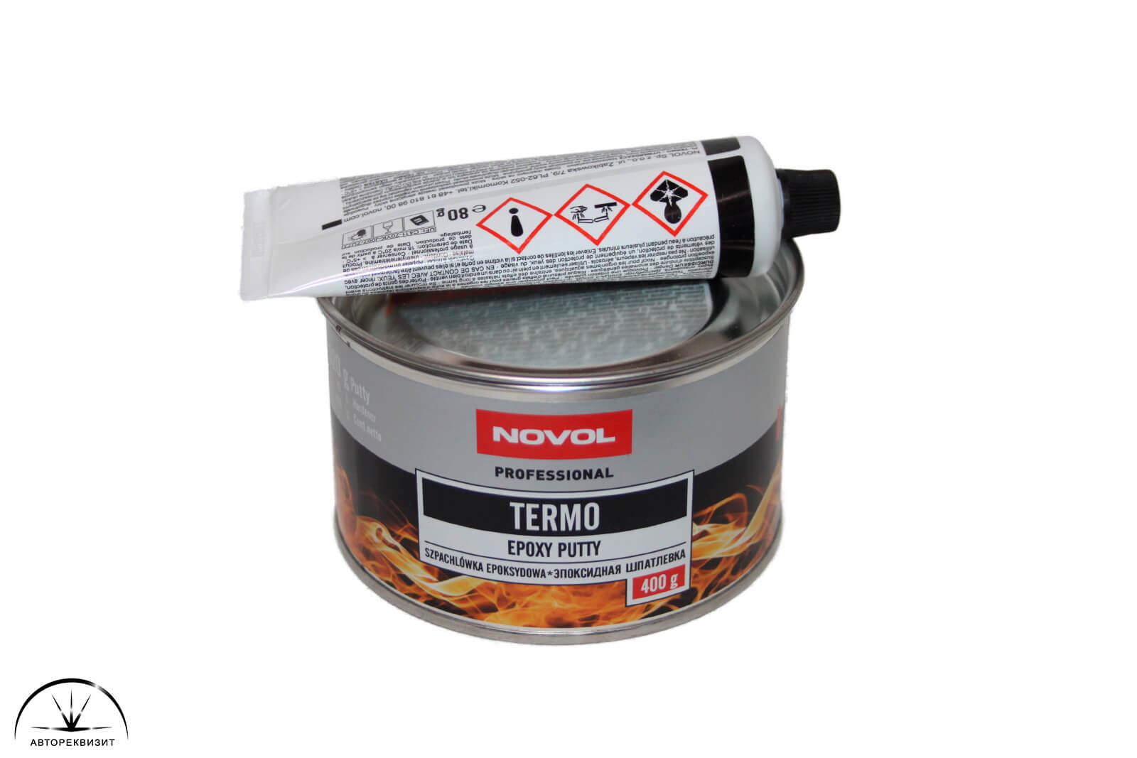 Шпатлевка Novol TERMO Epoxy эпоксидная. 400г