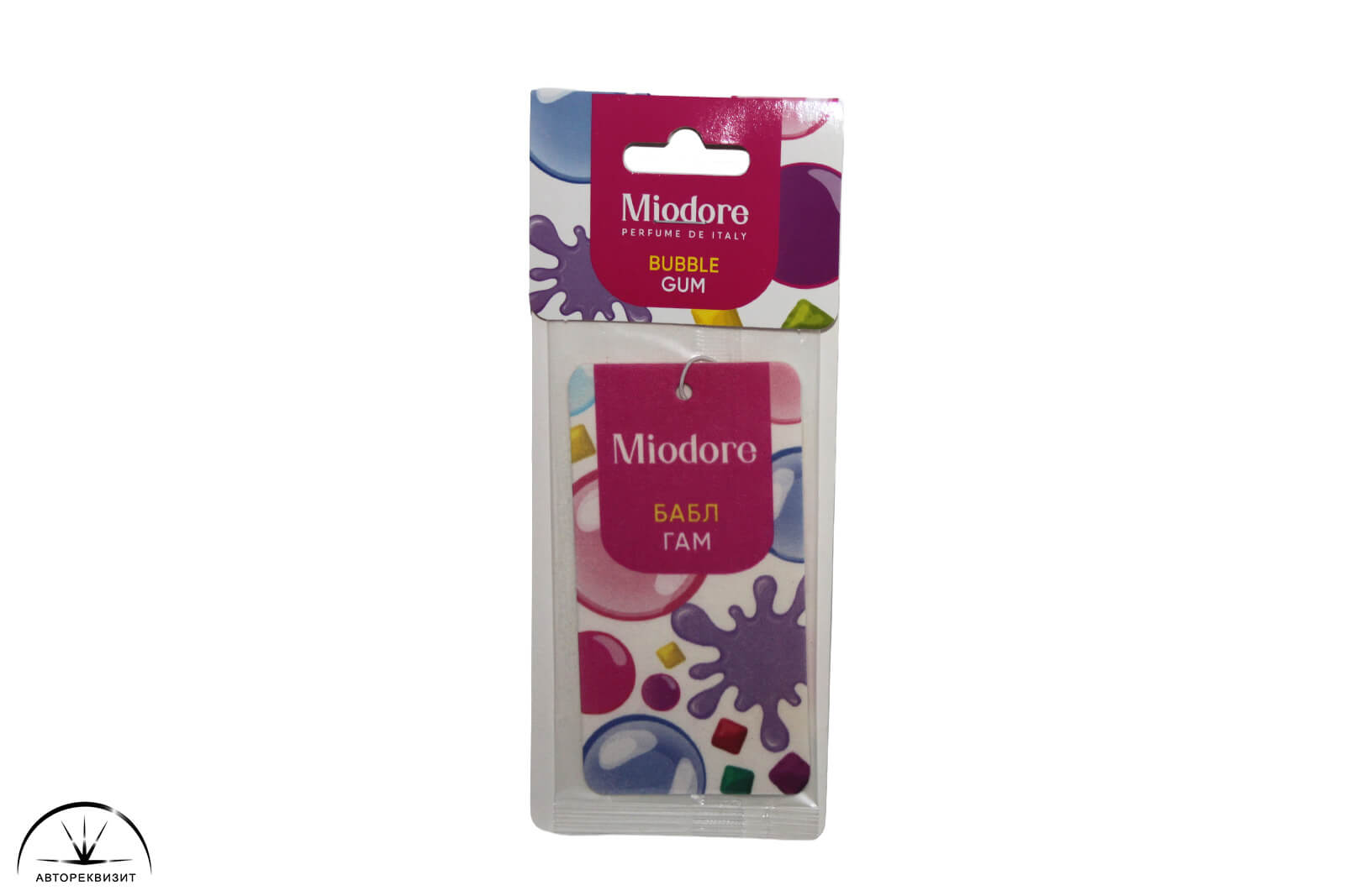 Ароматизатор MIODORE картон Bubble Gum Бабл Гам
