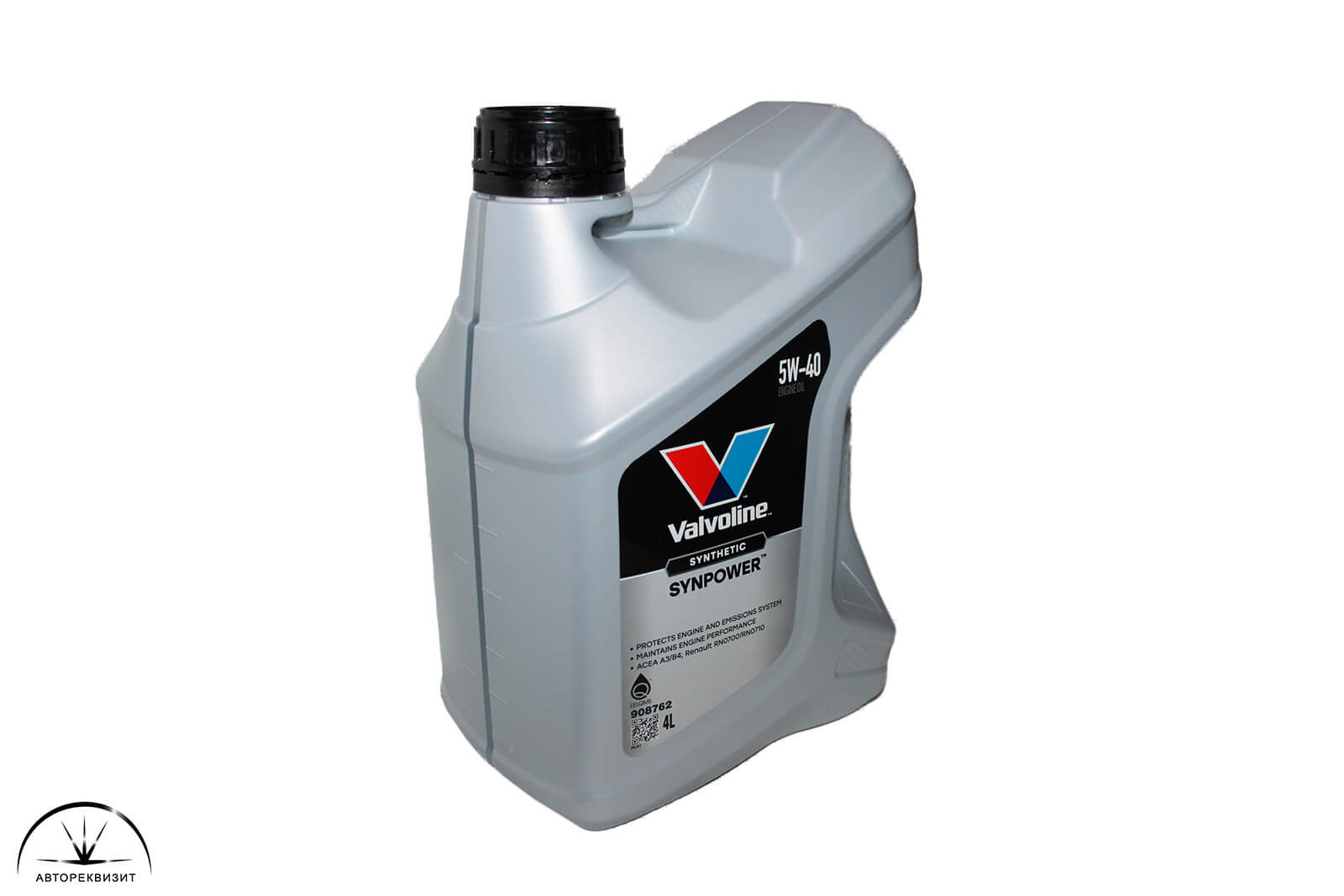 Масло моторное Valvoline SynPower  5W-40 ACEA  A3/B4, API SN/CF, 4л