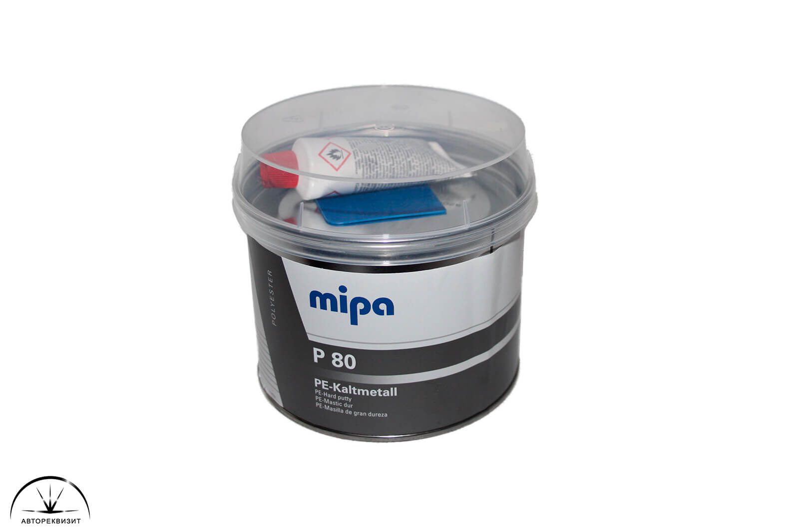 Шпатлевка Mipa P 80 UNI универсальная твёрдая Жаростойкая, 1кг