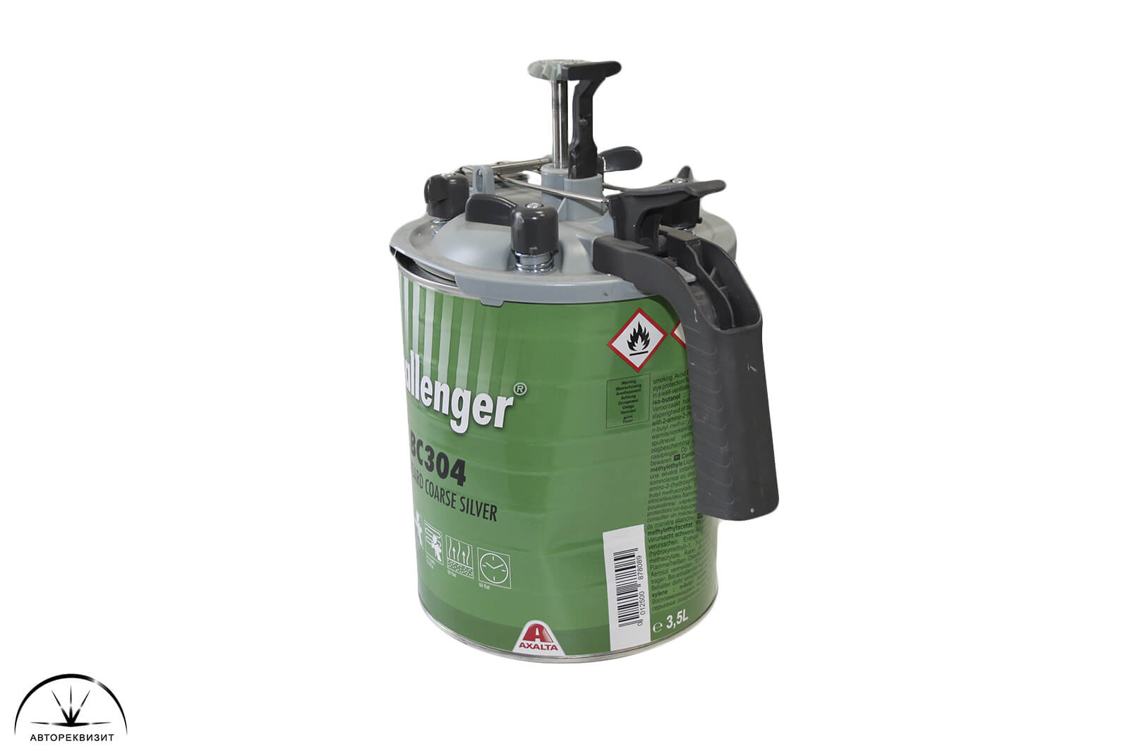Базовая эмаль Challenger BC304 STANDART COARSE SILVER, 100мл