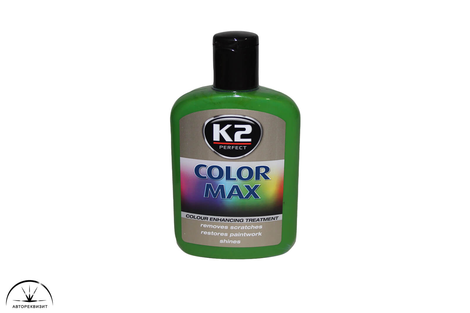Полироль для кузова К2 Color Max зелёная, 200 мл