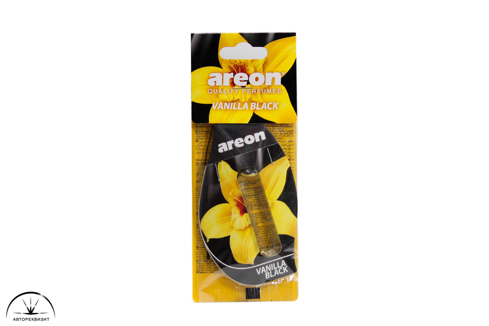 Ароматизатор Areon гель Liquid Vanilla Black, 5мл