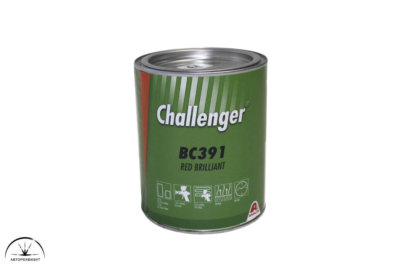 Базовая эмаль Challenger BC391 Red Brilliant, 100г