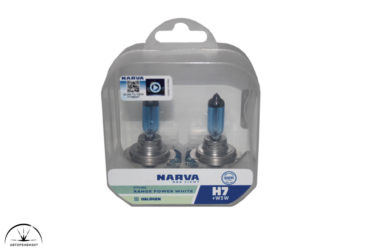 Автолампа NARVA 12V 55W H7/W5W Range Power WHITE 4500K (бокс 2шт H7 + 2шт W5W)
