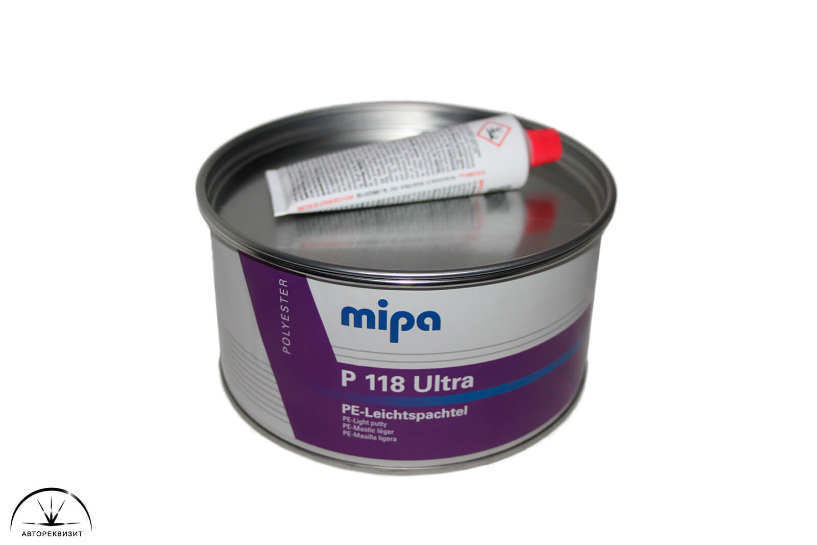 Шпатлевка Mipa P 118 Ultra PE UNI универсальная лёгкая наполняющая зелёная, 1л