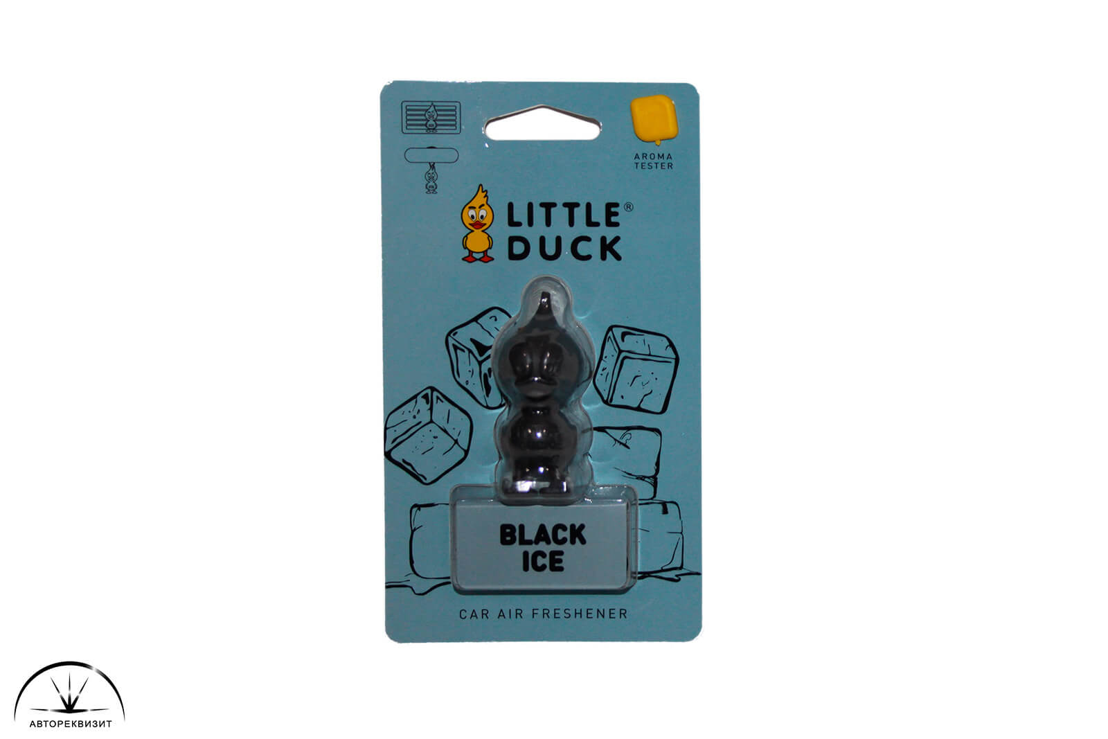 Ароматизатор LITTLE DUCK 3D - Polymer BLACK ICE