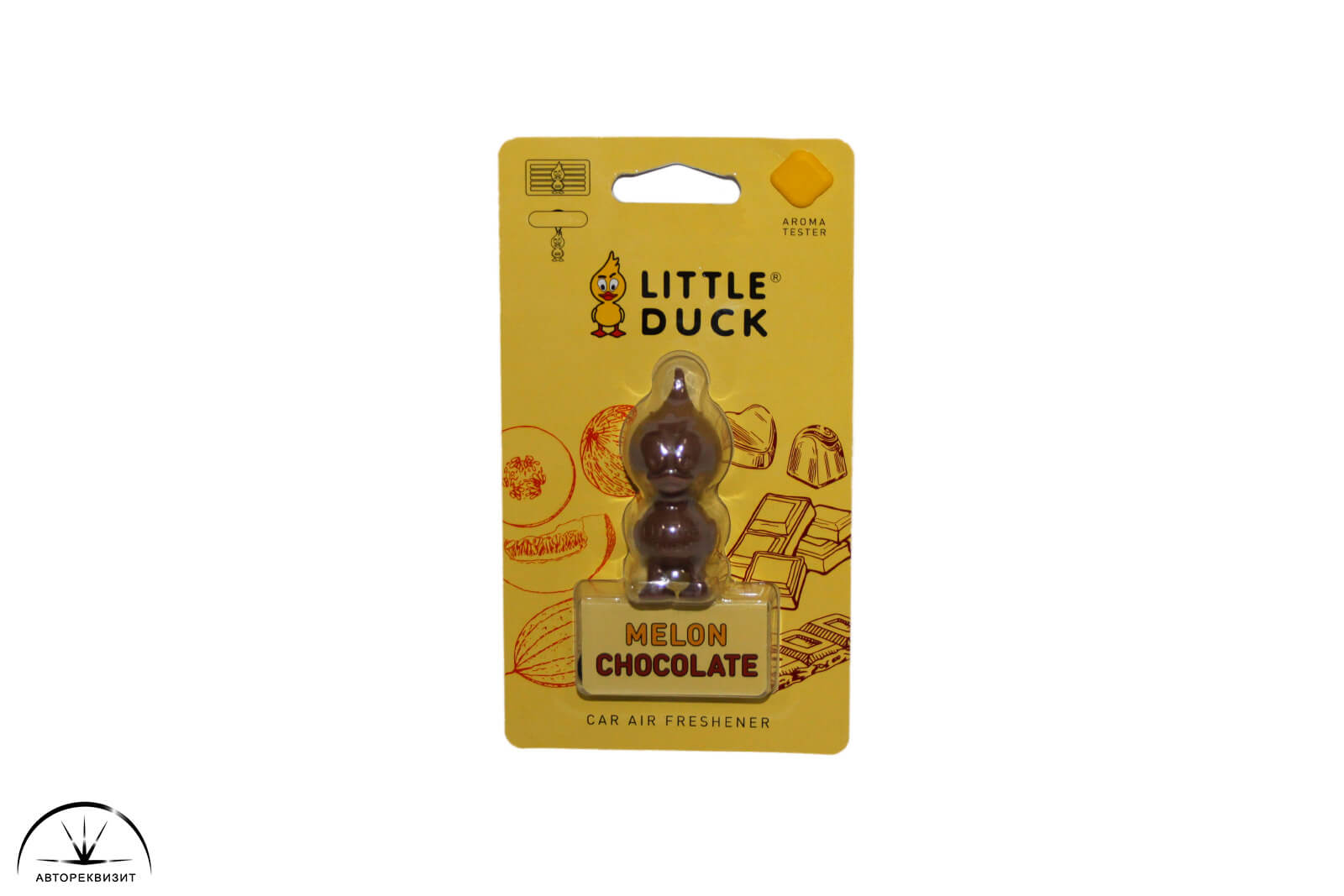 Ароматизатор LITTLE DUCK 3D - Polymer ДЫНЯ-ШОКОЛАД