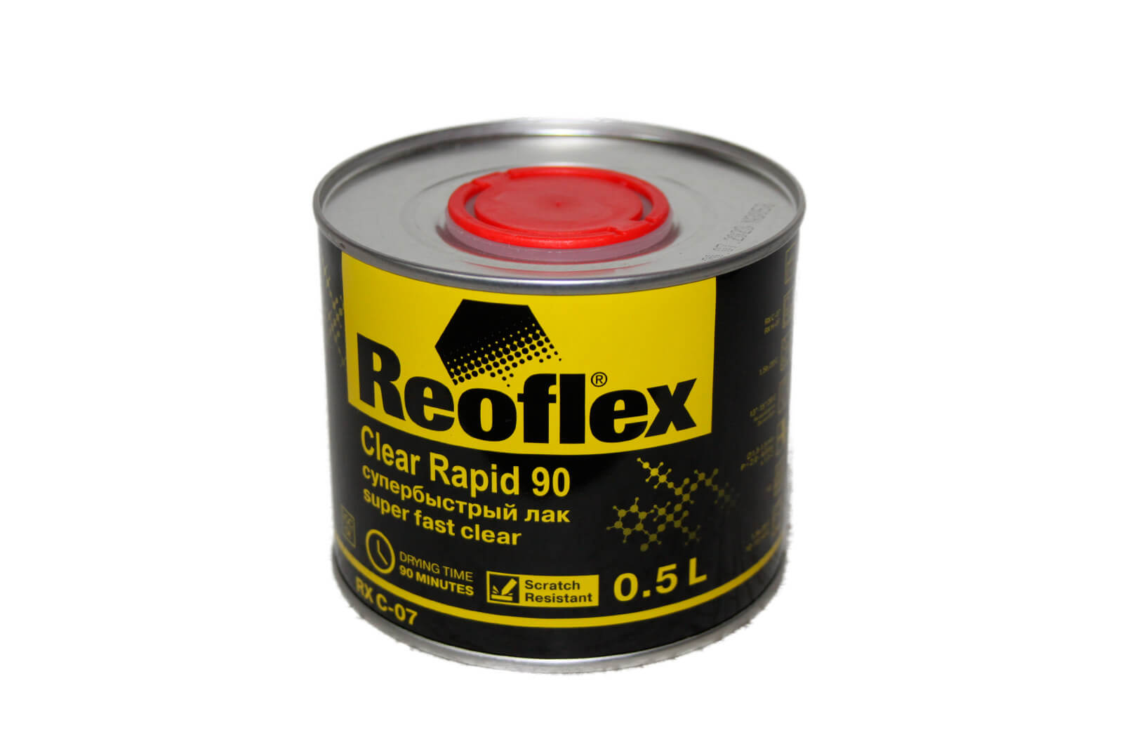 Лак акриловый Reoflex Clear Rapid 90 супер быстрый, 0,5л