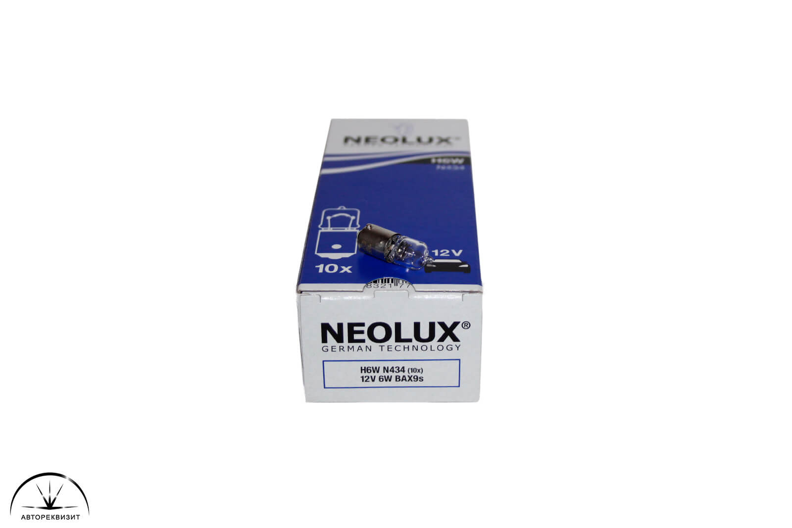 Автолампа NEOLUX 12V 6W H6W Halogen (арт. 434)