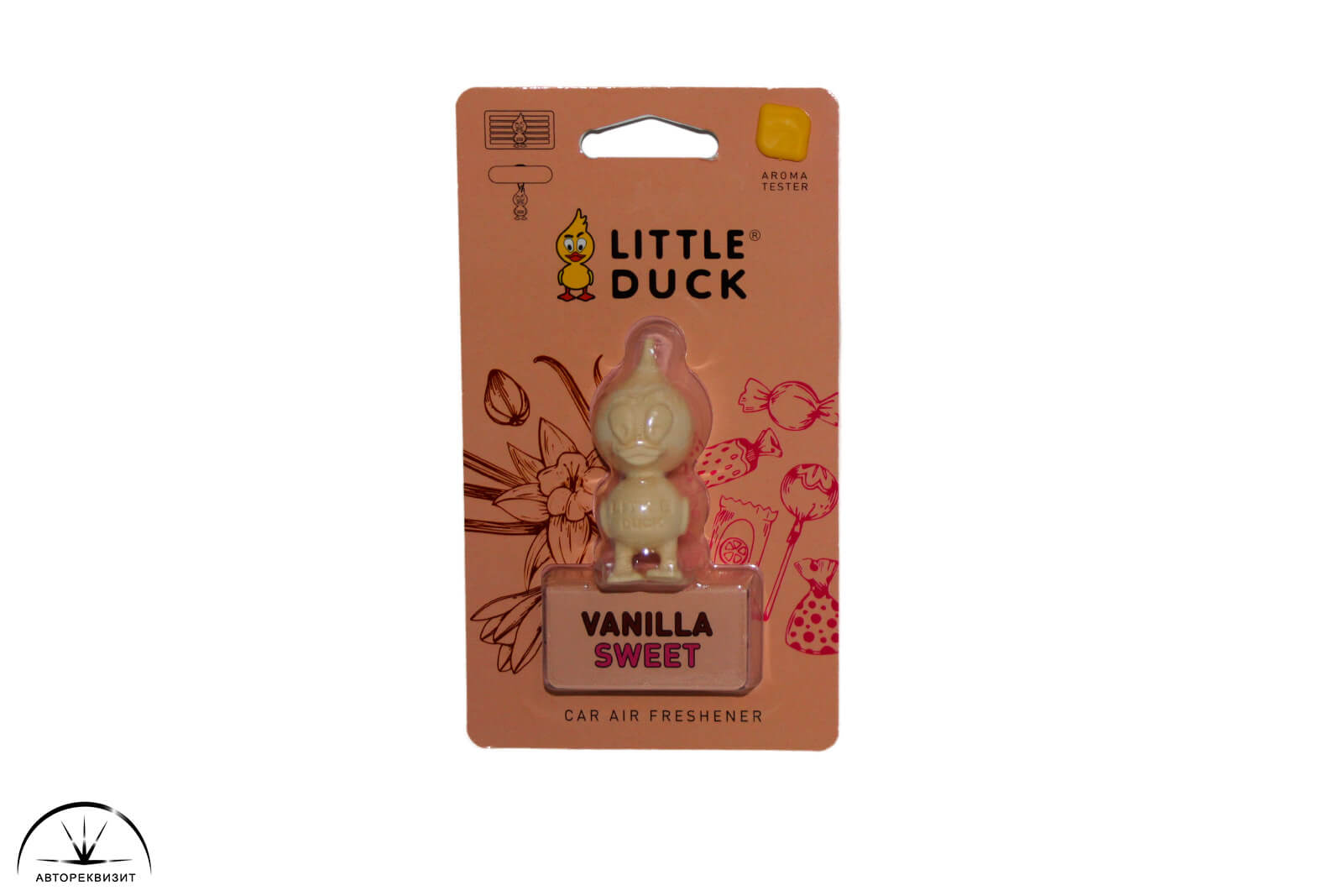 Ароматизатор LITTLE DUCK 3D - Polymer VANILLA SWEET
