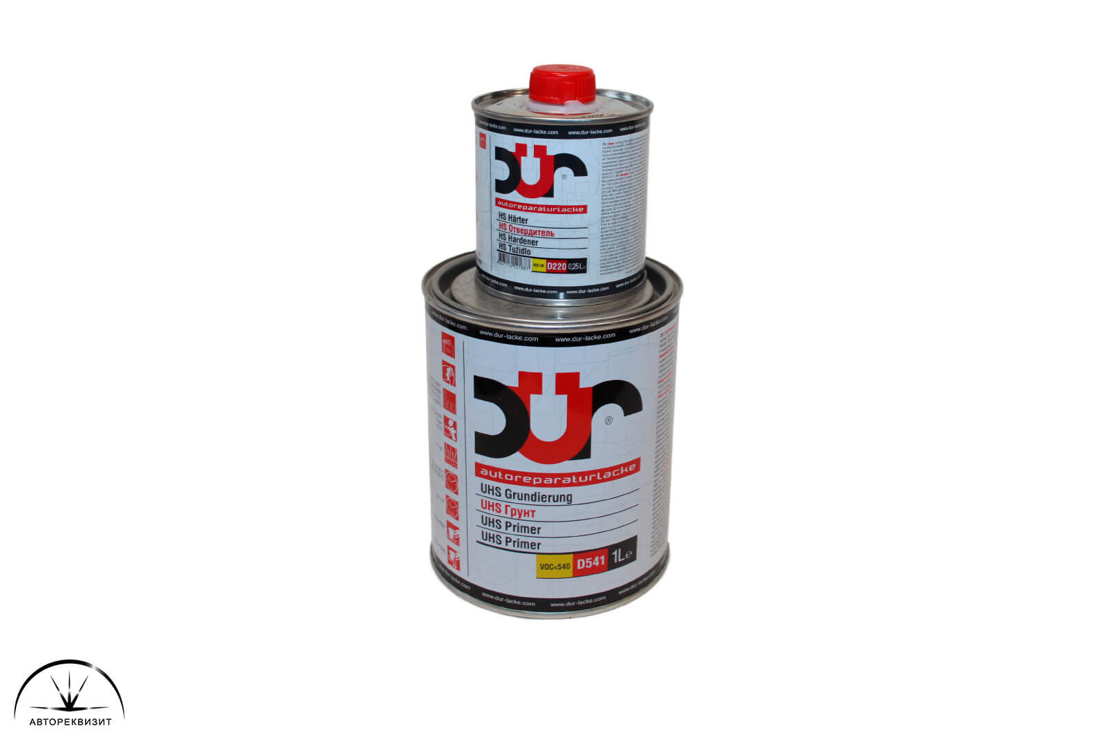 Грунт DUR D541 UHS 4+1 серый, 1л