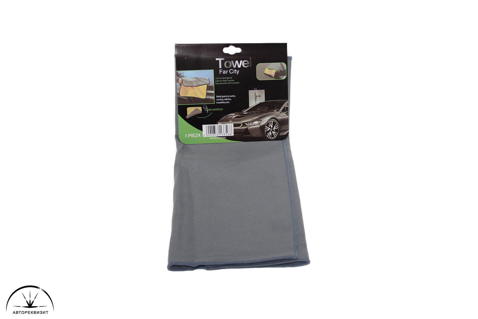 Салфетка из микрофибры Towel Far City с логотипом авто (30х40 см), 1шт