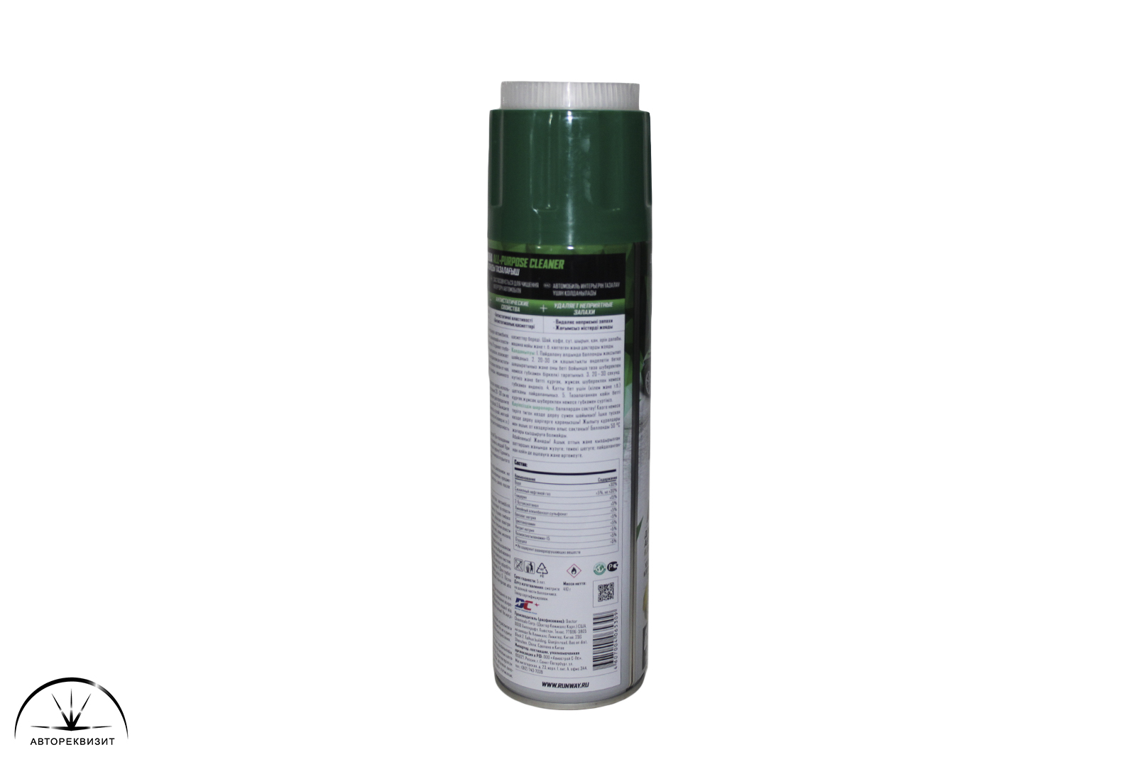 Очиститель обивки салона Runway ALL Purpose Foam Cleaner пенный, 650 мл