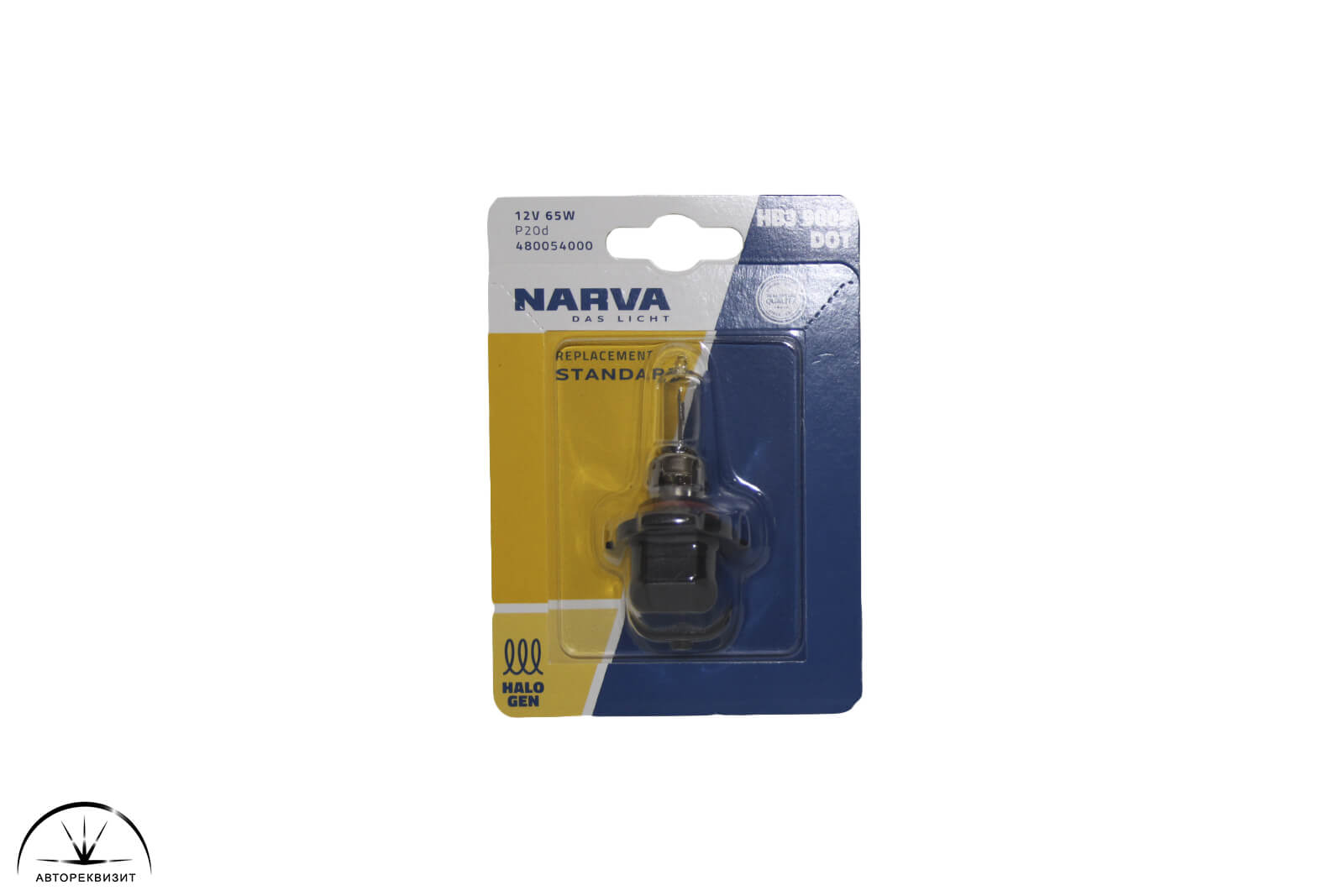 Автолампа NARVA 12V 60W HB3 (арт. 48005), блистер