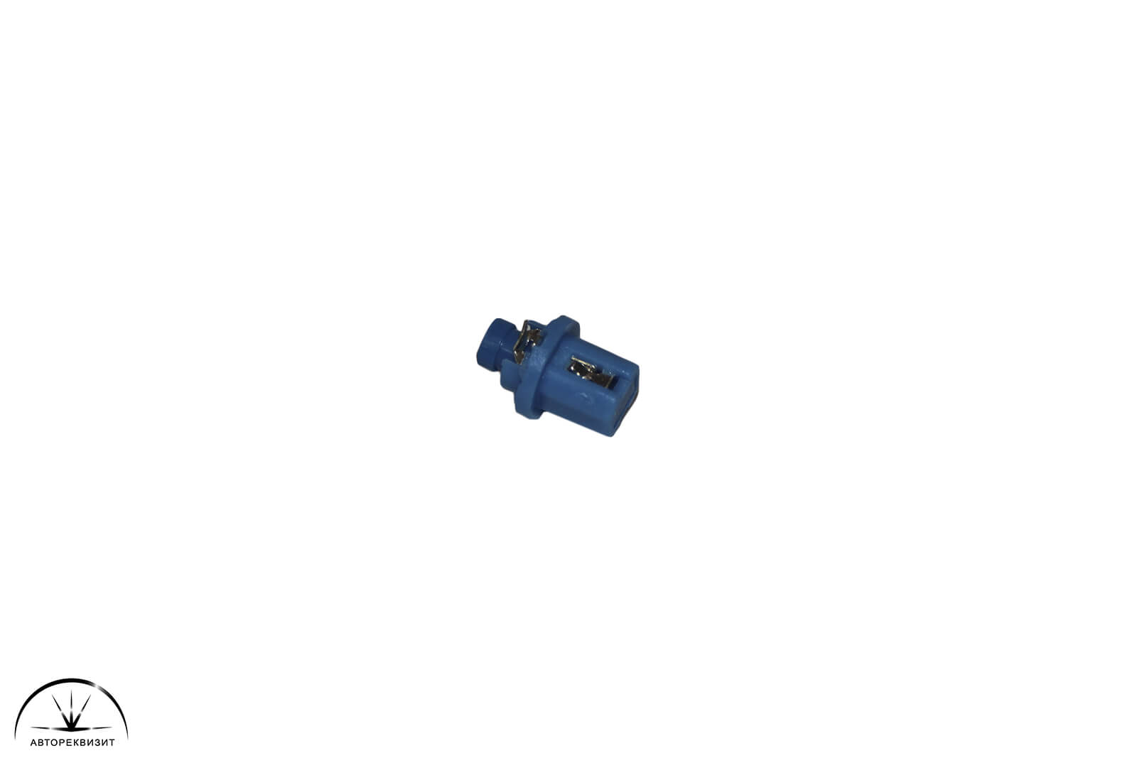 Светодиод Megapower T5 (W2*4.6d с патроном B8.5d) 1 SMD 3528 Синий 2лм, 12V