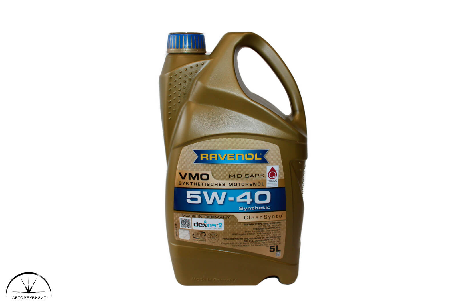 Масло моторное Ravenol VMO 5W-40 A3/B4, 5л