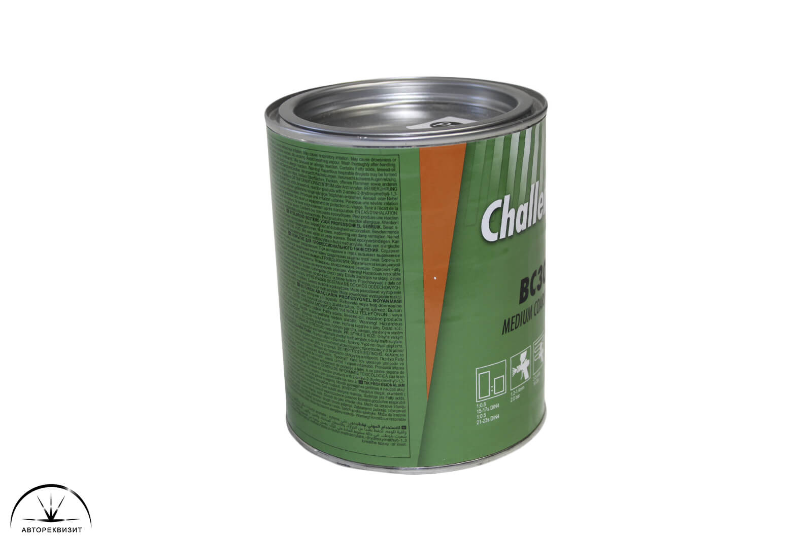 Базовая эмаль Challenger BC306 Medium Coarse Silver, 100г