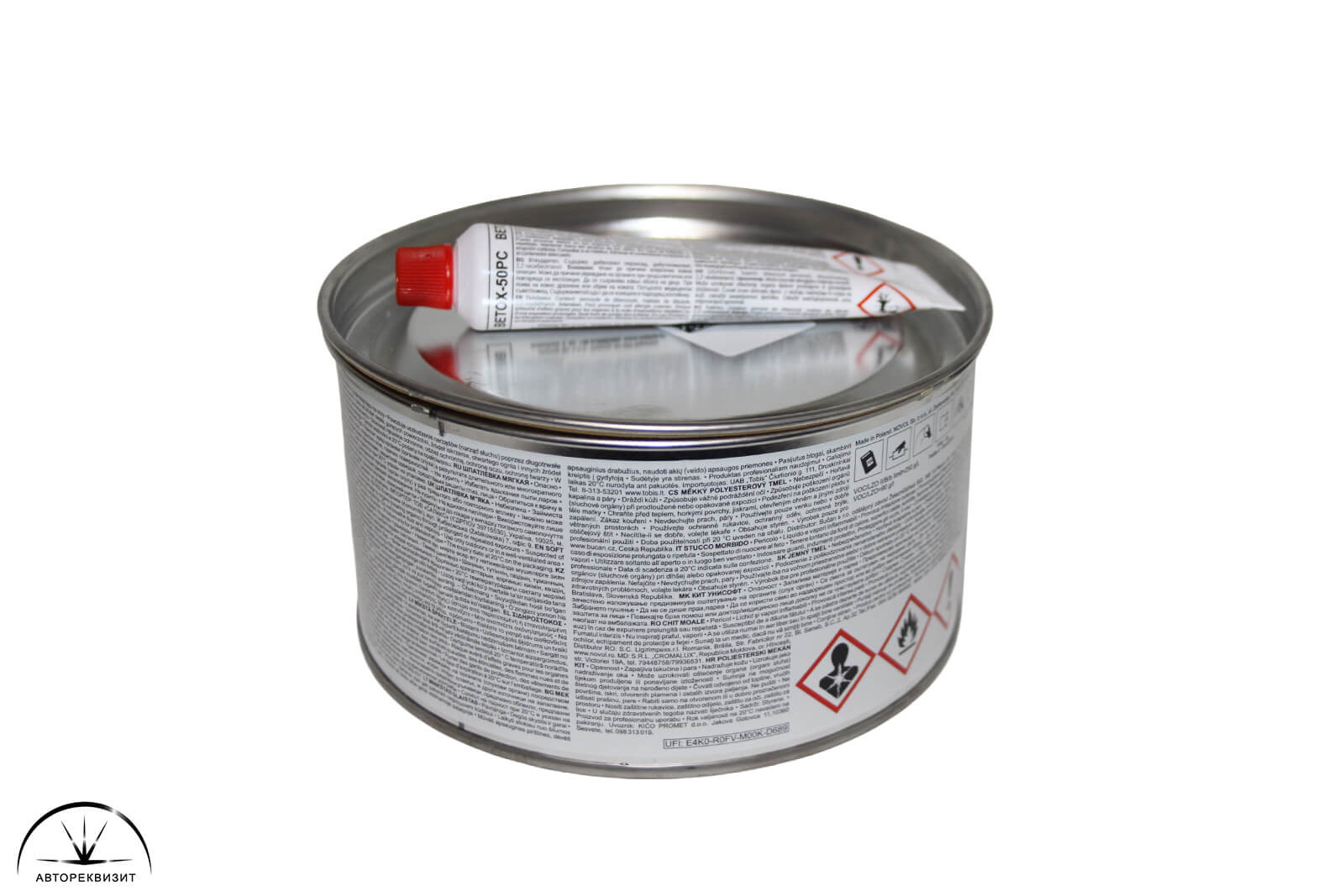 Шпатлевка Novol UniSoft мягкая 1,8кг